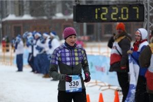Наталья Тарасова из Новосибирска стала победительницей зимнего полумарафона