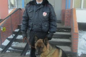 В Омске области полицейский пес шел за воришками 14 километров