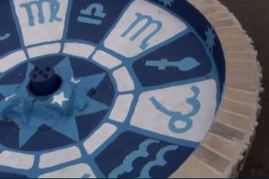 Омичи на личные средства воссоздали фонтан «Знаки зодиака»