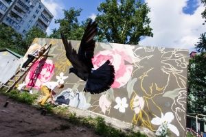 Насосную станцию «Росводоканал Омск» украсили граффити