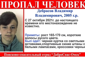 В Омске пропал 16-летний подросток с русыми волосами