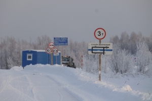 В Омской области заработала первая ледовая переправа