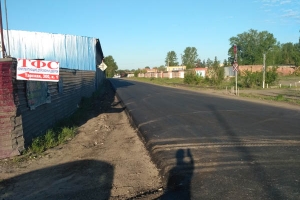 В Омске отремонтировали первую в 2018 году дорогу