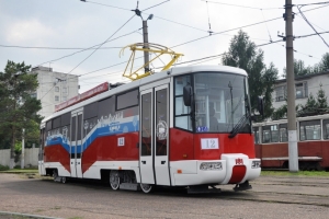 В Омске следят за пассажирами трамваев, устойчивых к возгоранию