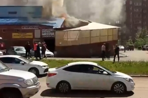 В Омске ребенок поджег игрушечный автомобиль, а спалил настоящий гараж