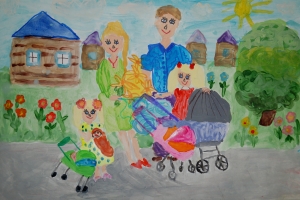Дом, семья, мирное небо и бескрайние просторы России — на конкурс «Дети рисуют Родину» поступили уже ...