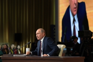 Владимир Путин проведет большую декабрьскую пресс-конференцию, не выходя из своей резиденции