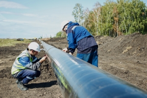 В Называевском районе начали строить газопровод и газораспределительную станцию