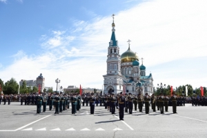 Стало известно, как украсят центр Омска ко Дню Победы