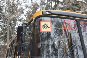 Омских детей отвозят на учебу 18 школьных автобусов