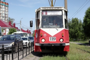В Омске из-за коммунальной аварии трамваям №8 временно сократили маршрут