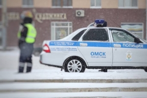 Появилось видео массовой аварии на трассе Омск - Полтавка