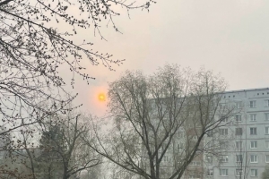 «Видимость, как через тюль»: Омск накрыло смогом из-за лесных пожаров
