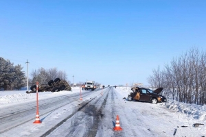 В Омской области жесткая авария с большегрузом: один водитель погиб на месте