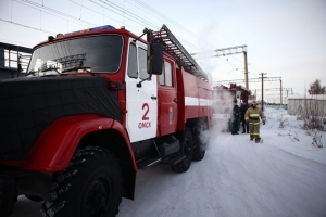 При пожаре в Омской области погибли два человека