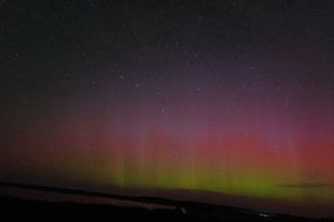 Омская область озарилась северным сиянием минувшей ночью