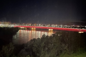 На содержание подсветки омского метромоста собираются потратить более 7 миллионов