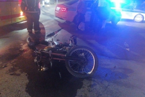 В Омске два подростка на питбайке пострадали в ДТП с пассажирским автобусом 