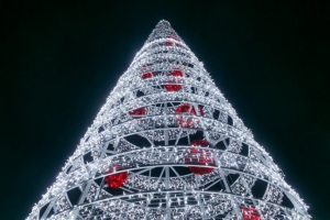 Омские улицы украсят к Новому году баннерами и флагами в цветах фуксии