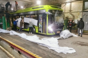 С 12 декабря на омские дороги выйдет электробус «Генерал»