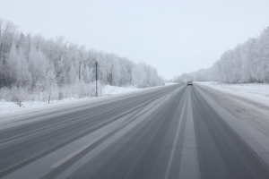 На строительной площадке Северного обхода Омска начали возводить технический мост