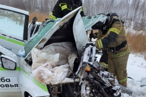 Водитель омской больницы погиб в ДТП с УАЗом