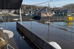 «Вода прибывает»: Под Омском затопило несколько коттеджных поселков