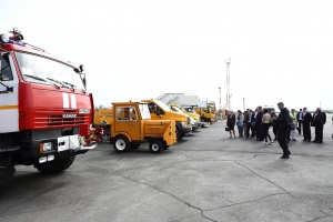 Омский аэропорт закупает за 25 миллионов новый аэродромный пожарный автомобиль