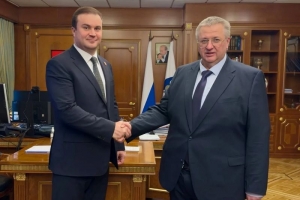 Виталий Хоценко обсудил с вице-премьером РФ Алексеем Оверчуком международные мероприятия в Омске