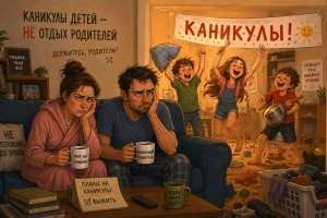 Укрепляем ментальное здоровье родителей. Тема недели: школьные каникулы