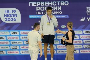 Три золота в Уфе: омский пловец Никита Кузнецов стал трехкратным победителем первенства России