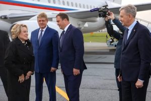 В Омск приехала глава Совета Федерации Валентина Матвиенко