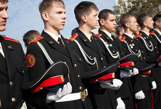 Фото кадетов в парадной форме