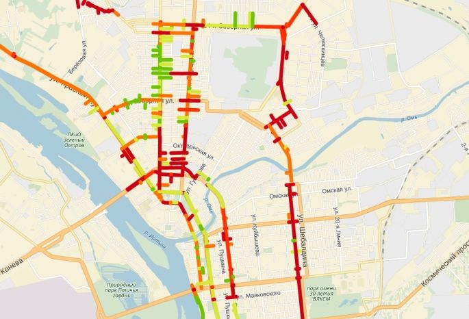 Карта дорог для автомобилистов