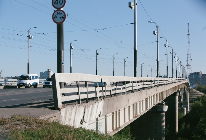 Мост упал в смоленске