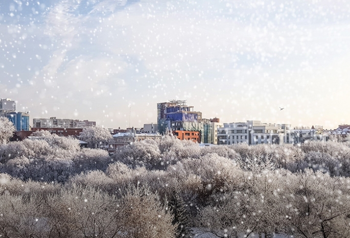 Омск погода сейчас фото