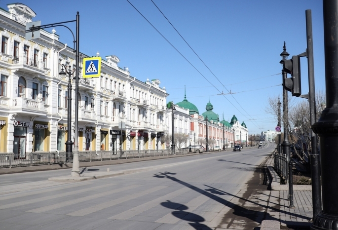 Омск вторую неделю подряд остается в лидерах самоизоляции в России