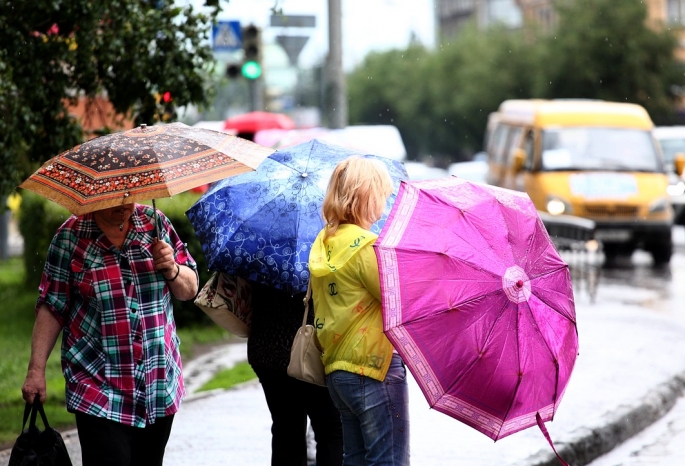 В ближайшие сутки в Омской области ожидаются грозы, град и порывистый ветер