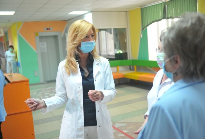 Глава омского минздрава Ирина Солдатова провела выездное совещание с руководителями детской службы