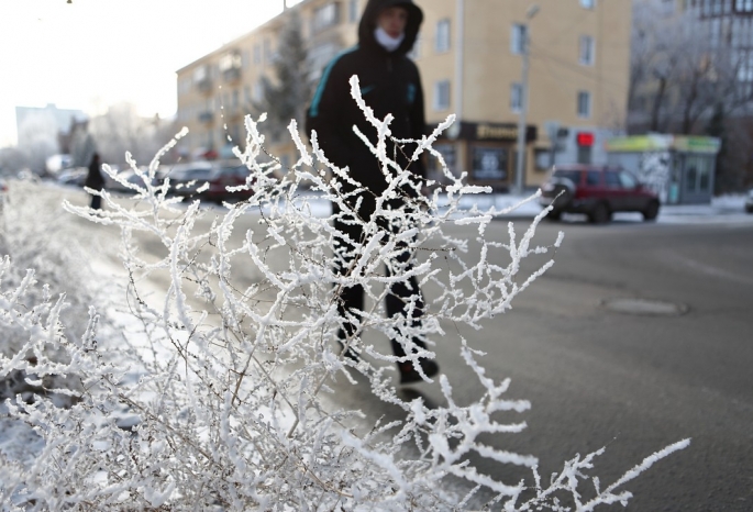 В первые дни января в Омской области морозы усилятся до -43 градусов