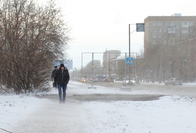 Вместе с морозами Омскую область накроют снегопады и сильный ветер
