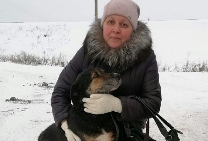 В Омске хозяева спустя три года поисков нашли свою собаку в приюте