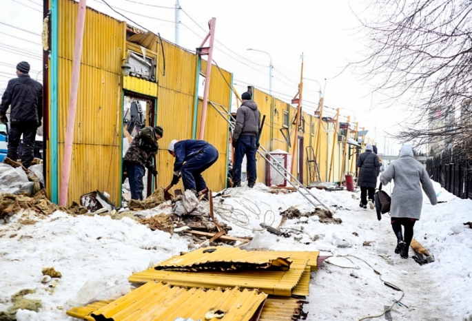 В новый ТОК на остановке «Городок Водников» перейдут только часть арендаторов, киоски которых снесли