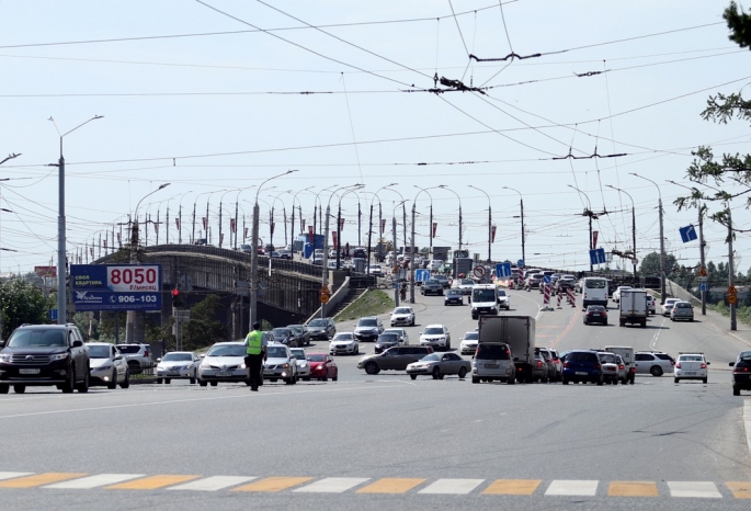 В центре Омска на дорогу выбежало стадо овец (видео)