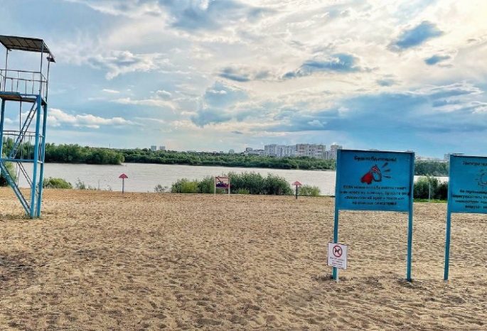 Перед приходом 30-градусной жары в Омске закрывают городские пляжи
