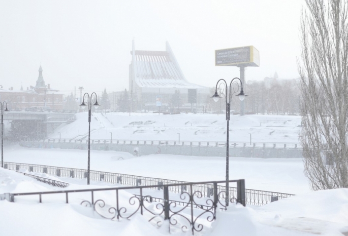 Омские экстрим-парки открылись позже обычного из-за нехватки снега