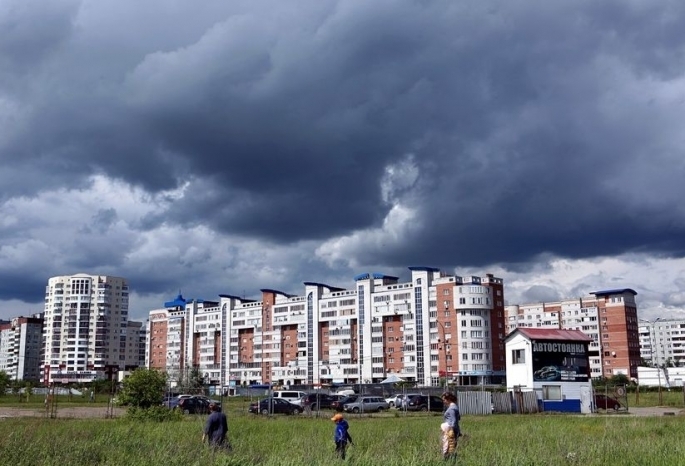 В Омской области объявлено штормовое предупреждение