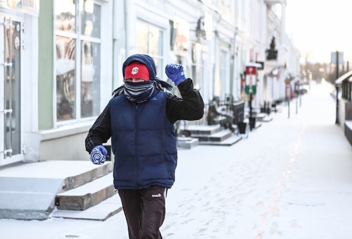 В Омской области морозы усилятся до -45