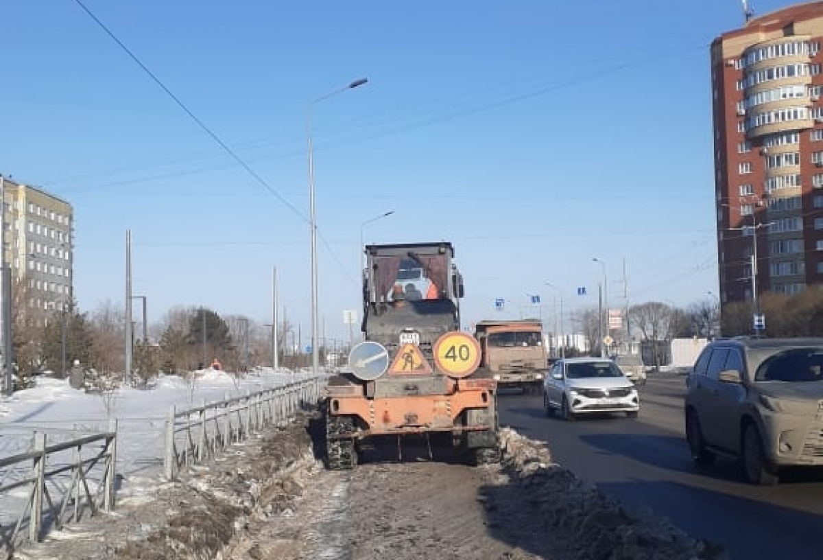 В Омске готовят объездные пути в преддверии закрытия движения по бульвару Архитекторов