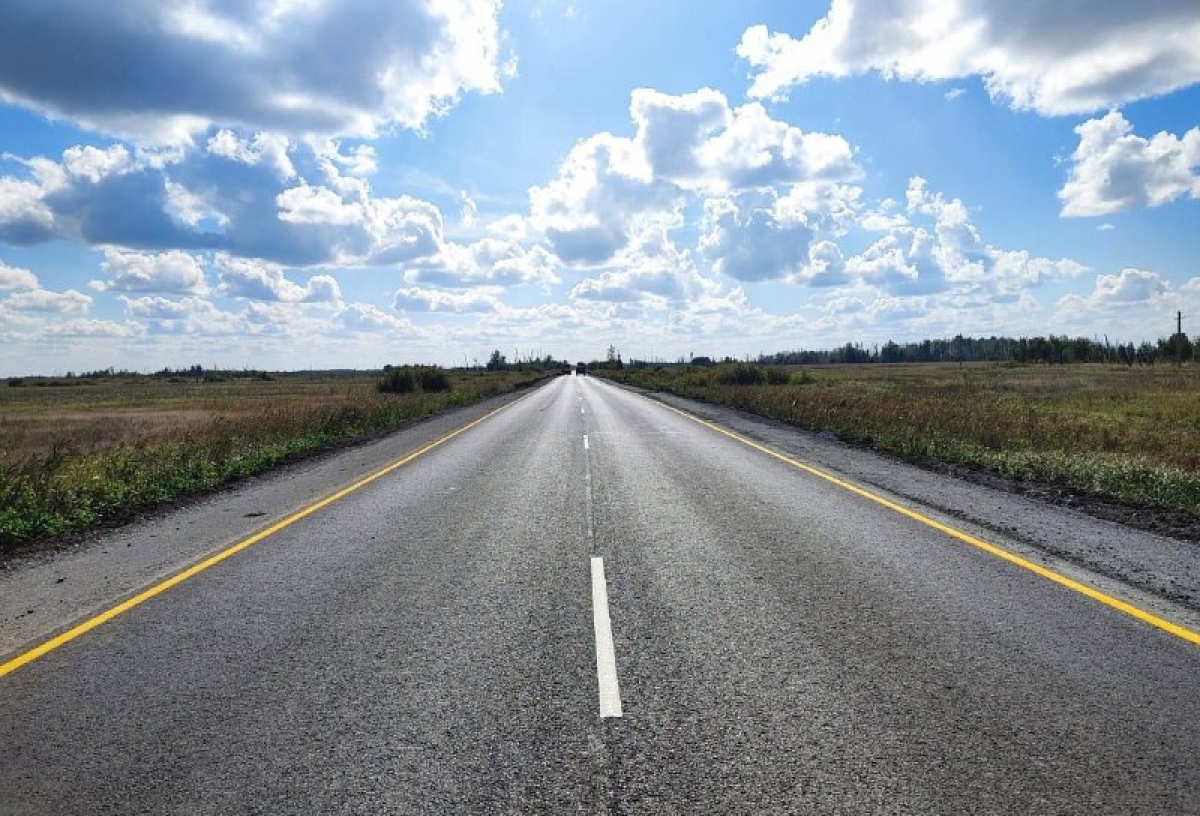 Виталий Хоценко сообщил о завершении капремонта участка дороги в Омской области